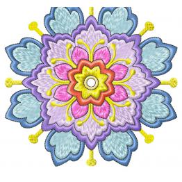 Flower pattern. Machine embroidery design. Download. #425_1